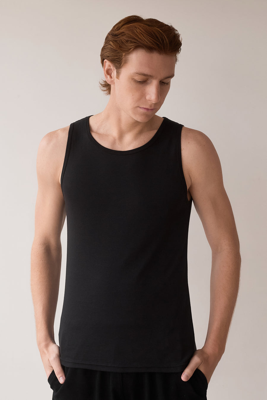 bividi de algodon 100% organico para hombre color negro