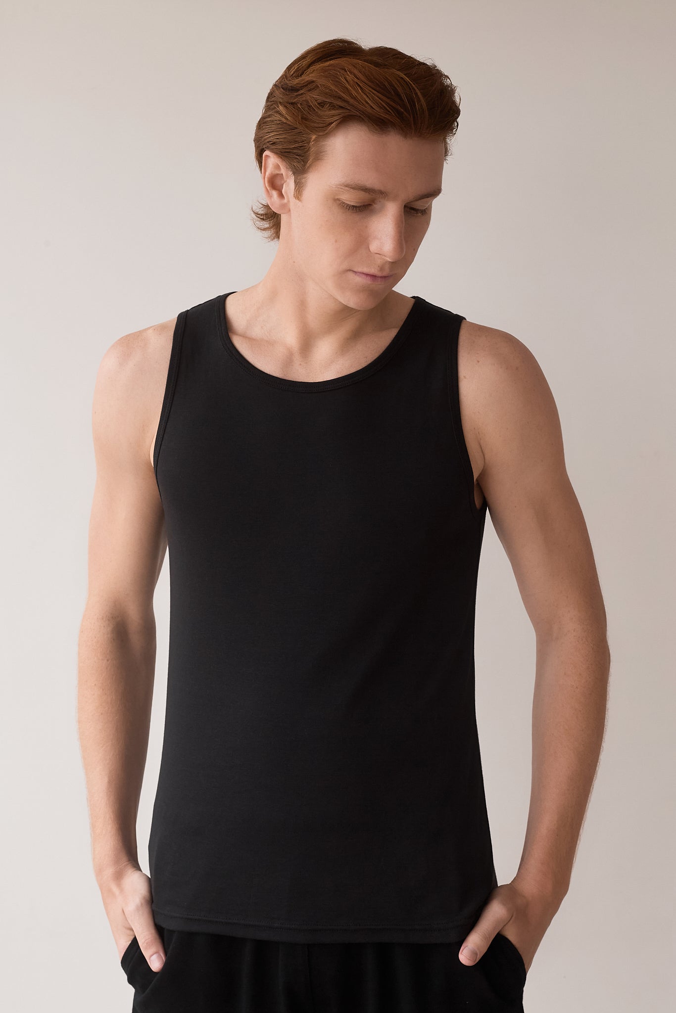 bividi de algodon 100% organico para hombre color negro