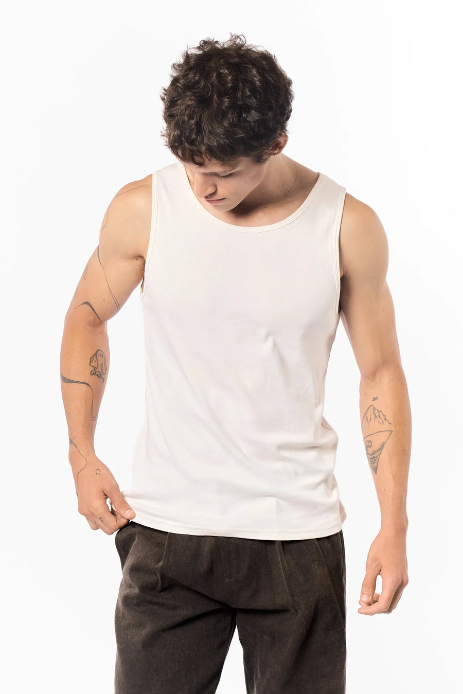 BANDITO TANK TOP IN OFF-WHITE