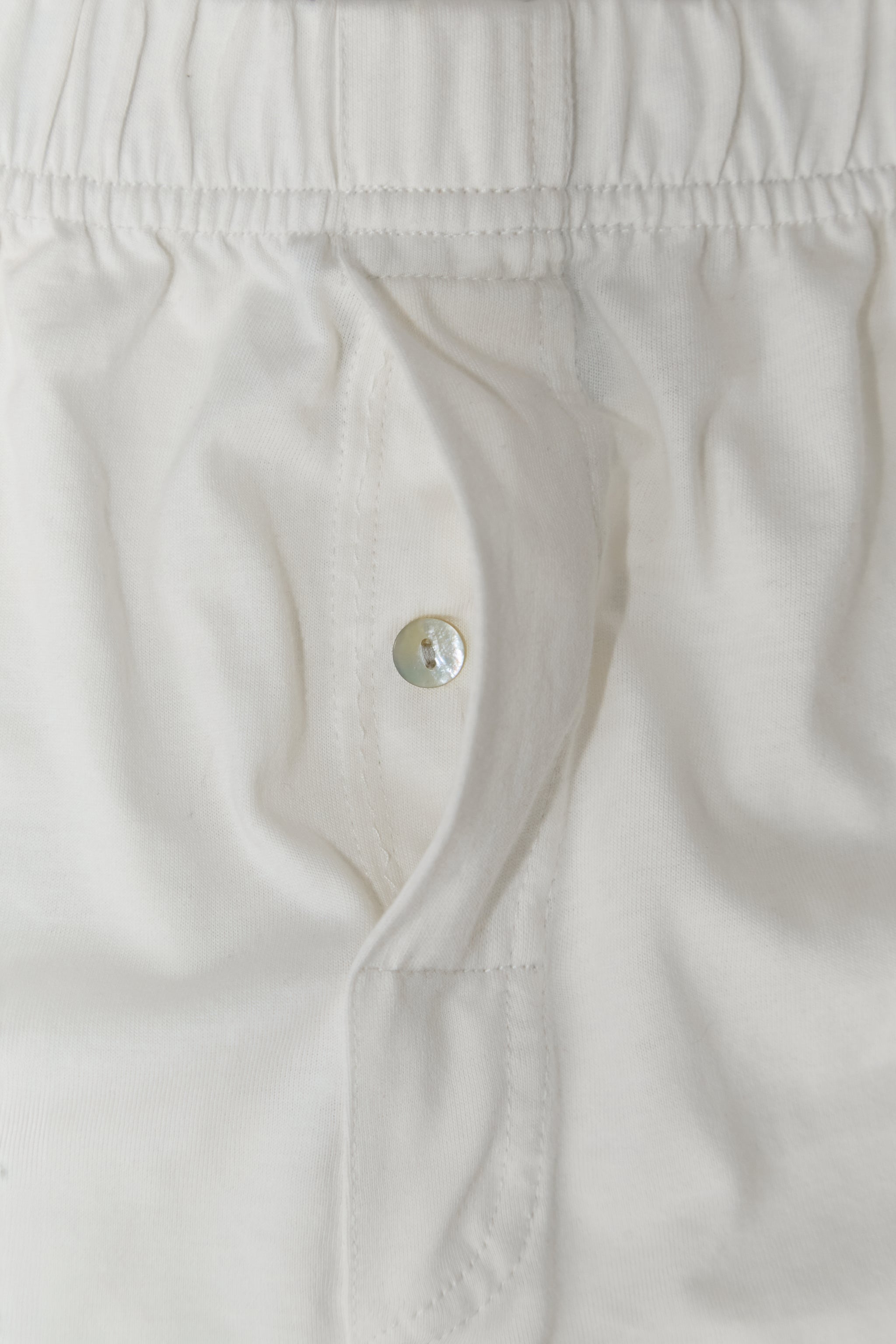 boxer shorts de algodon organico para hombre color hueso con bragueta y boton