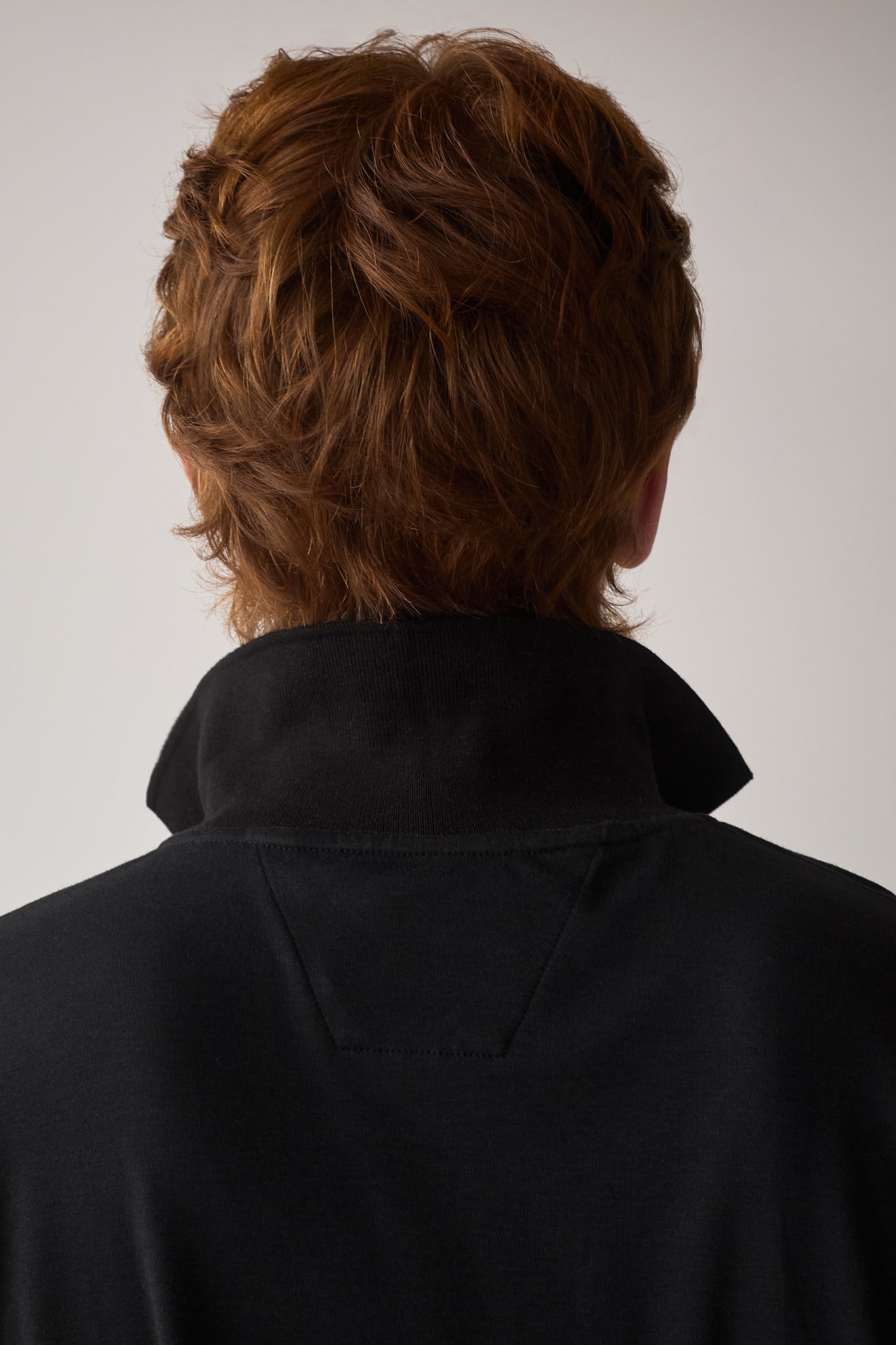 pijama hombre algodon organico color negro azulado espalda