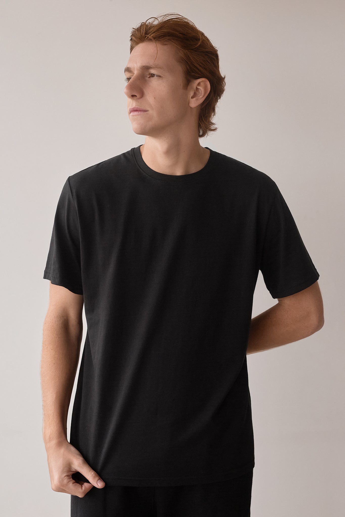 polo algodón 100% organico negro