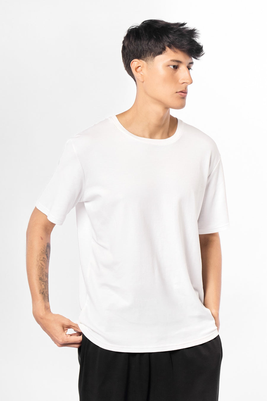 polo blanco de algodon 100% organico PIMA detalle